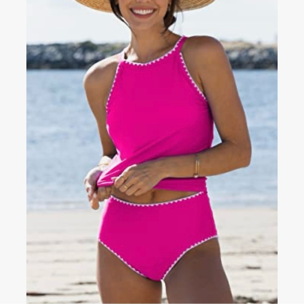 Women's Pink Swim Set